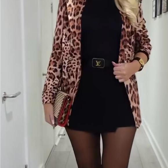 STYLEWE Leopard Print Blazer - Picture 1 of 2